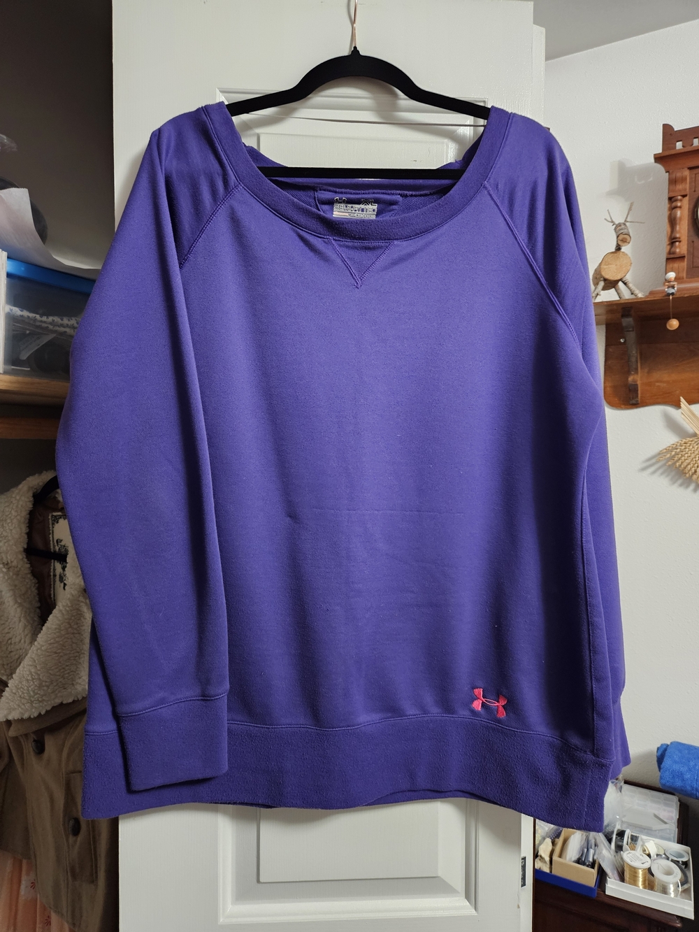 Under Armour Women's Purple Crewneck Sweatshirt